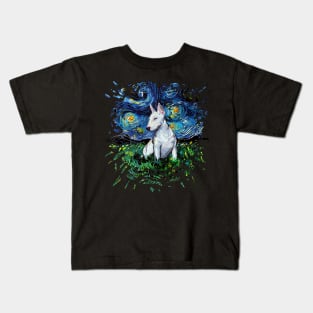 Bull Terrier Night Kids T-Shirt